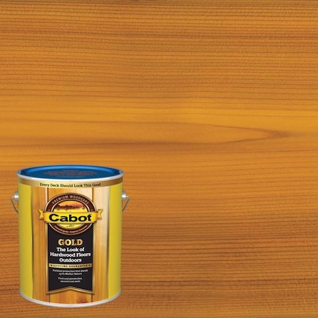Cabot Cabot Gold Low VOC Satin Sun-Drenched Oak Deck Varnish 1 gal 140.0019470.007